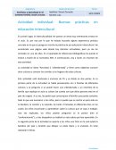 Actividad individual: Buenas prácticas en educación intercultural