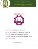 INFORME: ALDEHIDOS Y CETONAS