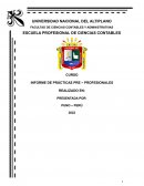 PRACTICAS PRE PROFESIONALES SECTOR PRIVADO REALIZADAS EN EL ESTUDIO CONTABLES "ASESORIA Y SOLUCIONES EMPRESARIALES"