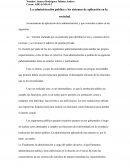 La administración publica y los sistemas de aplicación en la sociedad