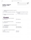 EXAMEN 2° QUIMESTRE ANATOMÍA 3° BACH