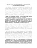 Educación superior universitaria tradicional y la educación superior universitaria desde la complejidad