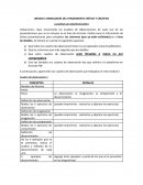 HABILIDADES DEL PENSAMIENTO CRÍTICO Y CREATIVO