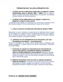 PREGUNTAS DEL PROYECTO EDUCATIVO