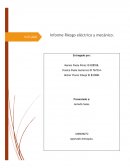 Actividad de riesgo electrico y mecanico