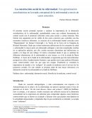 Construcción social de la enfermedad