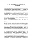 La concentración de la producción y los monopolios