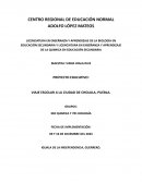 PROYECTO EDUCATIVO: VIAJE ESCOLAR A LA CIUDAD DE CHOLULA, PUEBLA