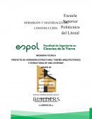 PROYECTO DE HORMIGON ESTRUCTURAL “DISEÑO ARQUITECTONICO Y ESTRUCTURAL DE UNA VIVIENDA”