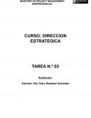 DIRECCION ESTRATEGICA TAREA N.º 03