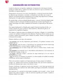 Absorción de nutrientes