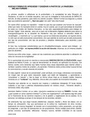 NUEVAS FORMAS DE APRENDER Y ENSEÑAR A PARTIR DE LA PANDEMIA