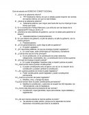 Guía de estudio de DERECHO CONSTITUCIONAL