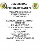 TEORIA DE LA PRODUCCION