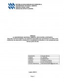 LA UNIVERSIDAD NACIONAL ABIERTA: EDUCACIÓN A DISTANCIA