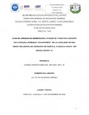 PLAN DE JORNADA DE OBSERVACIÓN, AYUDANTÍA Y PRÁCTICA DOCENTE EN LA ESCUELA PRIMARIA