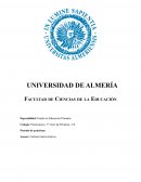 Colegio: Portocarrero, 1º Ciclo de Primaria, 1ºA Periodo de prácticas. Memoria infantil