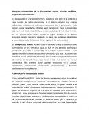 Aspectos psicosociales de la discapacidad motora, visuales, auditivas, cognitivas y psicosociales