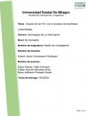 Impacto de las TIC´s en el proceso de enseñanza y Aprendizaje