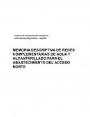 REDES COMPLEMENTARIAS ACCESO NORTE