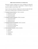 Direcciones estratégicas alternativas