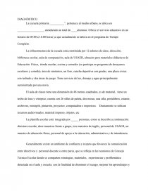 Ejemplo diagnostico escolar. Página 1