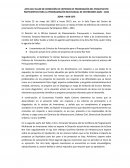 Acta del taller de definición de criterios de priorización del presupuesto participativo