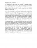 Derecho. Analizar el siguiente caso práctico