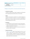 Caso práctico. Vías de acción del docente