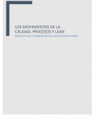 Movimientos de la calidad