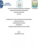 REPORTE DE PRACTICA “DETERMINACIÓN DE GRASAS”