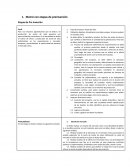 Matriz con etapas de preinversión