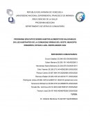PROGRAMA EDUCATIVO SOBRE HÁBITOS ALIMENTICIOS SALUDABLES EN LOS HABITANTES DE LA COMUNIDAD BRISAS DEL OESTE