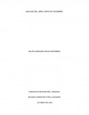 ANALISIS DEL LIBRO: ANTES DE DICIEMBRE