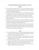 PEMC. Ejemplos de Objetivos y Metas para desarrollar en el ciclo escolar