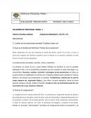 CUESTIONARIO DERECHO PROCESAL PENAL I