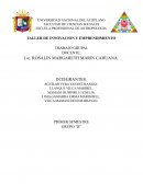 TALLER DE INNOVACION Y EMPRENDIMIENTO