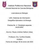 Práctica No. 4: “Modelado especies cacahuates”