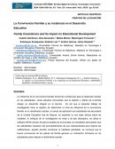 La Convivencia Familiar y su incidencia en el Desarrollo Educativo
