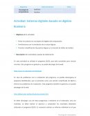 Actividad: Sistemas digitales basado en álgebra Booleana