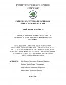 LA EDUCACIÓN COMO HERRAMIENTA EN LA PREVENCIÓN DE INCENDIOS FORESTALES EN EL ECUADOR