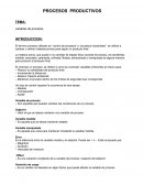 Proceso productivo