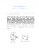 INFORME CICLO DE REFRIGERACION