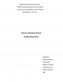 Teoría General de las Organizaciones