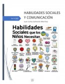 Habilidades sociales y comunicación en educación infantil tarea
