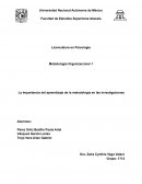 La importancia del aprendizaje de la metodología en las investigaciones