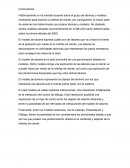 Conclusiones modelos de labores