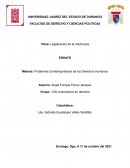 Problemas Contemporáneos de los Derechos Humanos