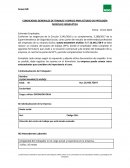 CONDICIONES GENERALES DE TRABAJO Y EMPLEO PARA ESTUDIO DE PATOLOGÍA MÚSCULO ESQUELÉTICA