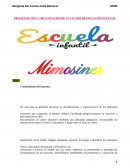 PROGRAMACIÓN Y ORGANIZACIÓN DE UN CENTRO DE EDUCACIÓN INFANTIL